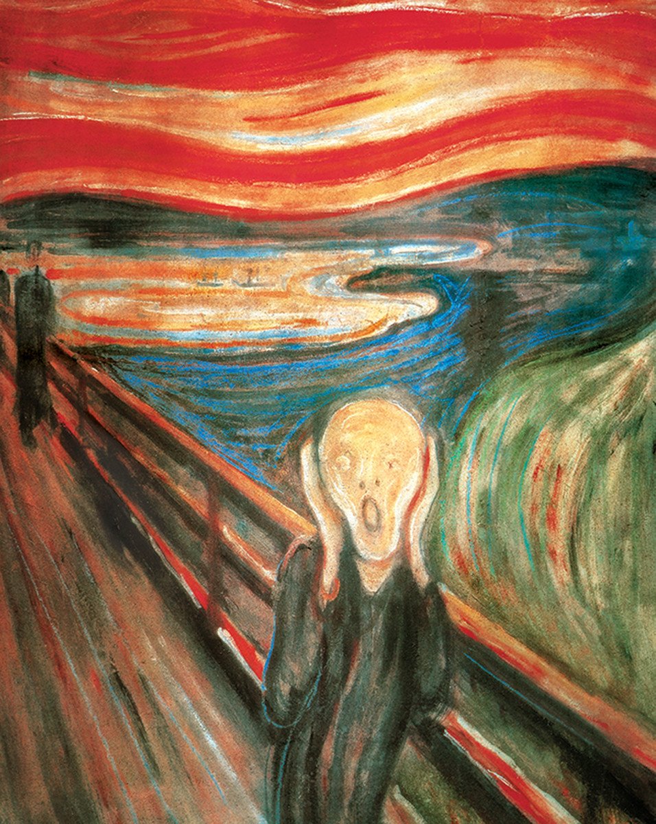 Amazon.com: Huntington Graphics The Scream 1893 by Edvard Munch